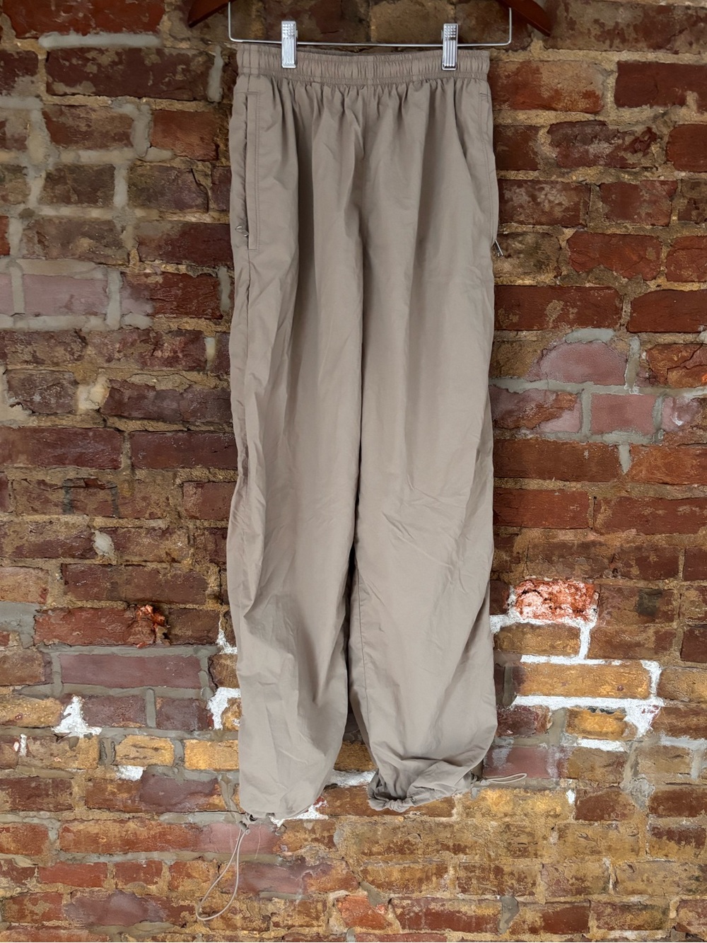 Abercrombie & Fitch Tan Nylon Track Pants